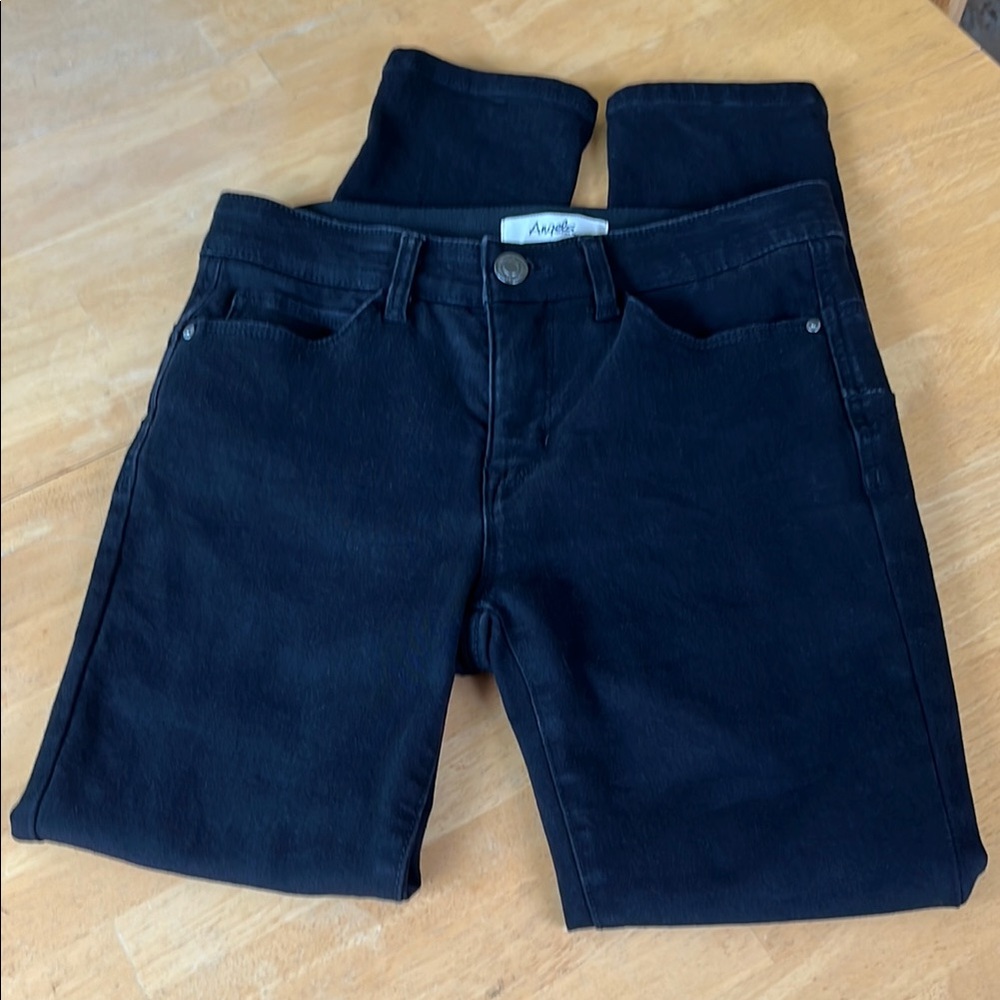 Angels Forever Young Jeanie Lift Dark Black Skinny Jeans
